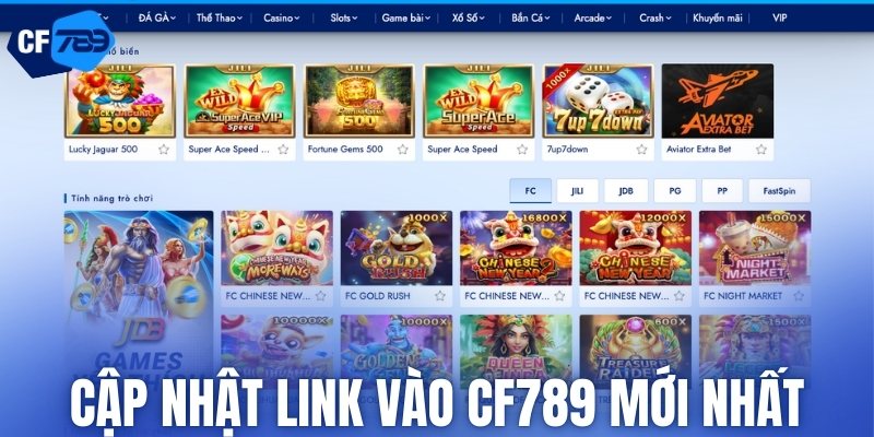 Cập nhật link vào CF789 mới nhất
